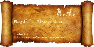 Magát Alexandra névjegykártya