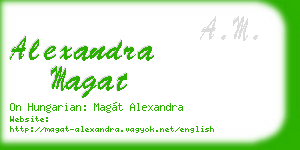 alexandra magat business card