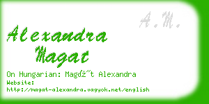 alexandra magat business card